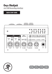 Onyx Blackjack Quick Start Manual