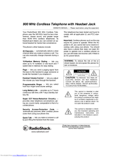 Radio Shack 43-3501 Owner's Manual
