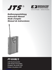 JTS PT-950B/2 Instruction Manual