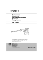 Hitachi DH 38MS Handling Instructions Manual