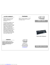 Adesso AKB-130 Series User Manual