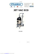 Duplex Jet Vac Eco User Manual