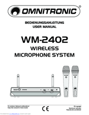 Omnitronic WM-2402 User Manual