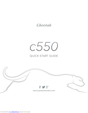 Cheetah C550 Quick Start Manual