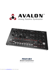Abstrakt Instruments Avalon Reference Manual