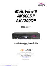 Magenta Research MultiView II AK600DP Installation And User Manual