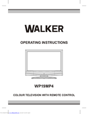 Walker WP19MP4 Operating Instructions Manual