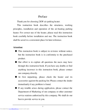 Belief FJH-2 Instruction Book