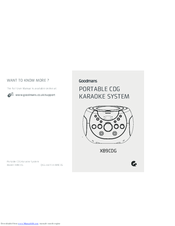 Goodmans XB9CDG User Manual