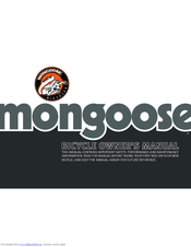 Mongoose MULTI SPEED Owner's Manual