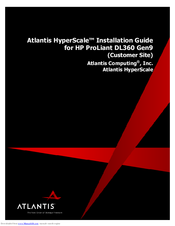 Atlantis HyperScale Installation Manual