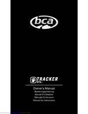 bca TRACKER DTS Owner's Manual