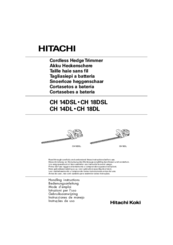 Hitachi CH 14DSL Handling Instructions Manual
