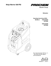 Prochem Ninja Warrior 500 PSI 10070680 Operating Instructions Manual