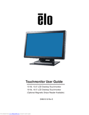Elo Touch Solutions 1519L User Manual