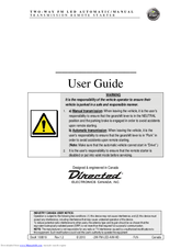 Autostart As2373twv User Manual