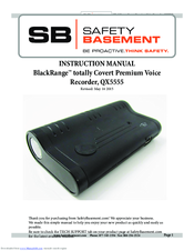 SB BlackRange QX5555 Nstruction Manual