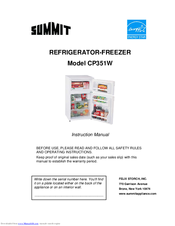 Summit CP351W Instruction Manual