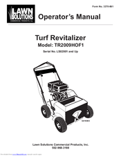Lawn Solutions TR2009HOF1 Operator's Manual