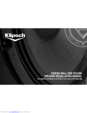 Klipsch KPT-1260-H Installation Manual