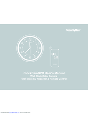 SecurityMan ClockCamDVR User Manual