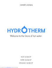 HydroTherm DYNAMIC SS/X8/OP Owner's Manual