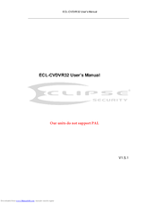 Eclipse Security ECL-CVDVR32 User Manual