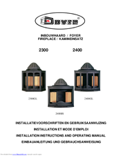 Dovre 2300GL Installation Instructions Manual
