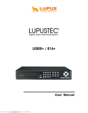 Lupus LE808+ User Manual