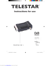 Telestar SSC 1 Instructions For Use Manual
