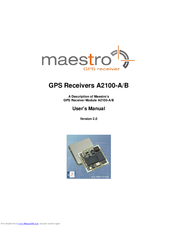 Maestro A2100-A/B User Manual