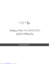 Fody Tempus Pro Z41 User Manual