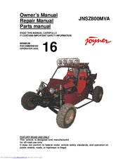 Joyner JNSZ800MVA Owner's Manual
