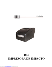 PosDelta D45 Programmer's Manual