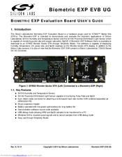 Silicon Laboratories Biometric EXP EVB UG User Manual