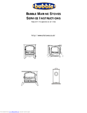 Bubble Corner Stove Service Instructions Manual