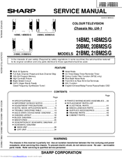 Sharp 21BM2G Service Manual