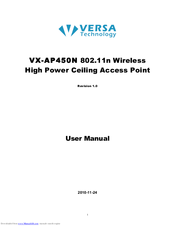 versa VX-AP450N User Manual
