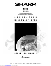 Sharp R-830B Operation Manual