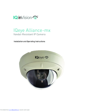 Iqinvision Alliance-mx Installation And Operating Instructions Manual