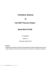 C&T Solution G03-NF9G- Technical Manual