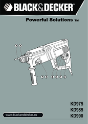 Black & Decker KD975 Original Instructions Manual