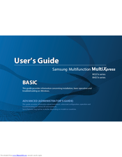 Samsung MultiXpress X425 SERIES Basic Manual