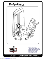 Body Solid DLEC Owner's Manual