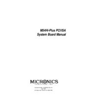 Micronics M54Hi-Plus User Manual