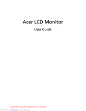 Acer S243HLAbmii User Manual