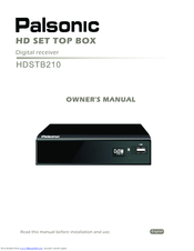 Palsonic HDSTB210 Owner's Manual