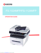 Kyocera FS-1024MFP Operation Manual
