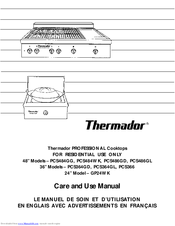 Thermador PCS484GG Care And Use Manual