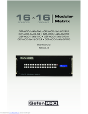 Gefen Pro GEF-MOD-16416-DVIELR User Manual